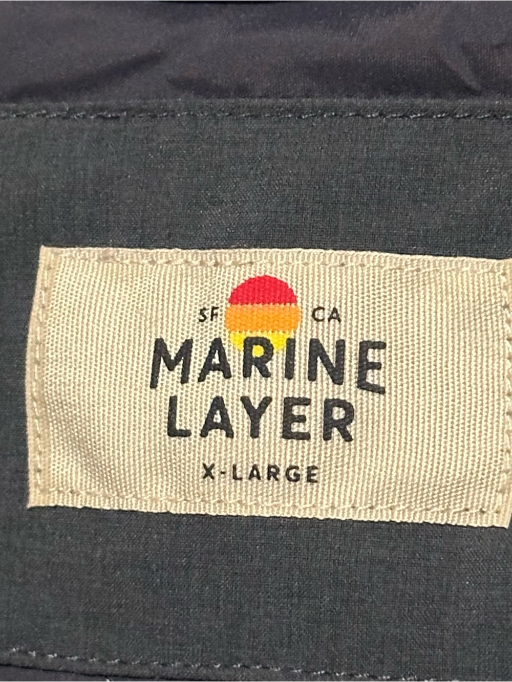 Marine Layer Men's Traveler Insulated Jacket, Blue Graphite, XL - Picture 4 of 5